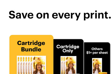 Mini 2 Retro 2.1X3.4” Portable Instant Photo Printer, Wireless Connection, Compatible with Ios, Android & Bluetooth, Real Photo, 4Pass Technology & Lamination Process, Premium Quality- Black