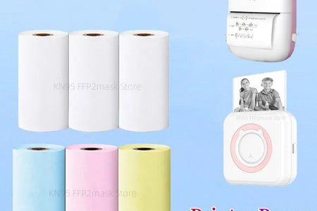 Olaf 57MM Rolls Mini Printer Thermal Paper Label Sticker Self-Adhesive Printing Paper for Mini Printer Kids Instant Print Camera